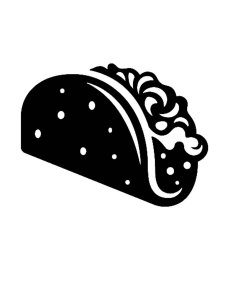Taco Stencil 4