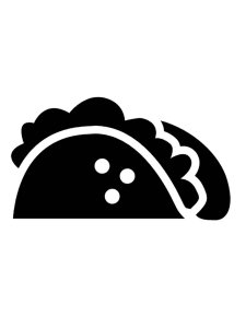 Taco Stencil 5
