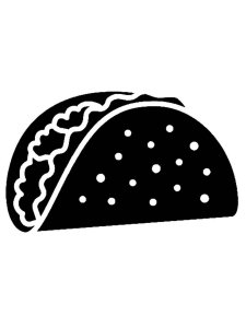 Taco Stencil 6