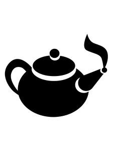 Teapot Stencil 4