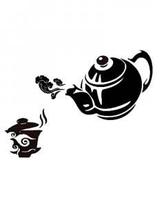 Teapot Stencil 6