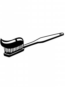 Toothbrush Stencil 1