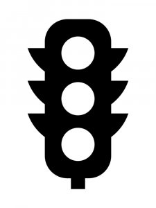 Traffic light Stencil 2
