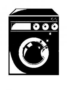 Washing machine Stencil 2