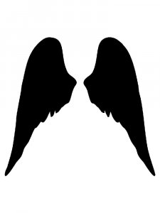 Wings Stencil 8