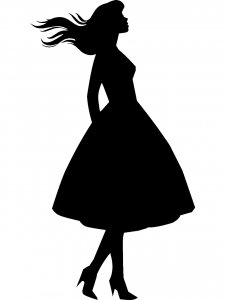 Woman Stencil 34