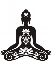 Yoga Stencil 12
