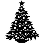 Christmas Tree stencils