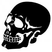 Pochoirs Crâne