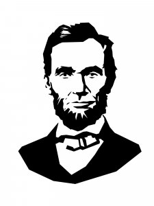 Abraham Lincoln Stencil 5