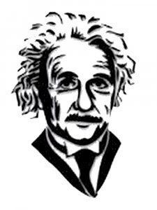 Albert Einstein Stencil 7