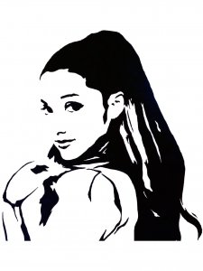 Ariana Grande Stencil 2