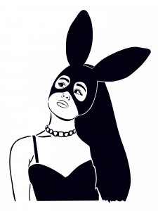 Ariana Grande Stencil 7