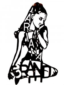 Ariana Grande Stencil 8