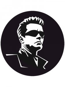 Arnold Schwarzenegger Stencil 5