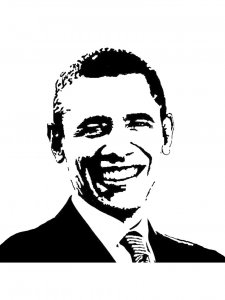Barack Obama Stencil 2