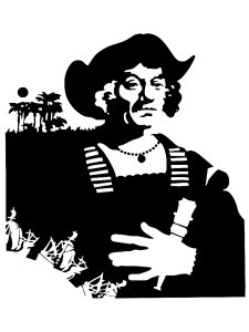 Christopher Columbus Stencil 1