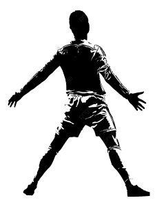 Cristiano Ronaldo Stencil 10