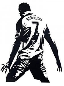 Cristiano Ronaldo Stencil 2