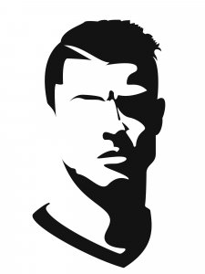 Cristiano Ronaldo Stencil 4