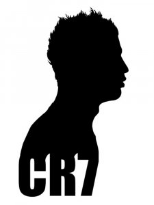 Cristiano Ronaldo Stencil 7