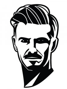 David Beckham Stencil 2