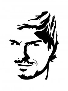 David Beckham Stencil 5