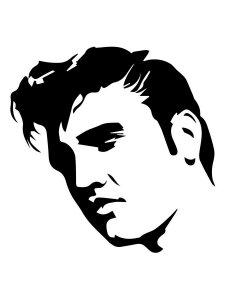 Elvis Presley Stencil 1