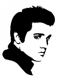 Elvis Presley Stencil 3