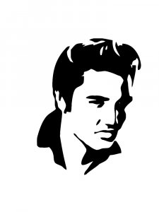 Elvis Presley Stencil 5