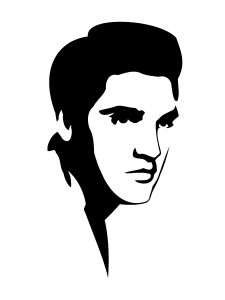 Elvis Presley Stencil 7