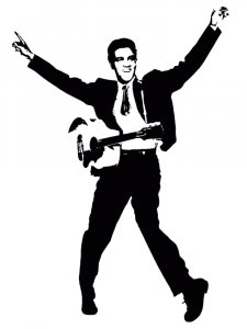 Elvis Presley Stencil 9
