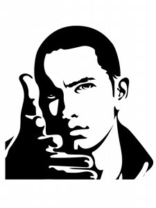 Eminem Stencil 7
