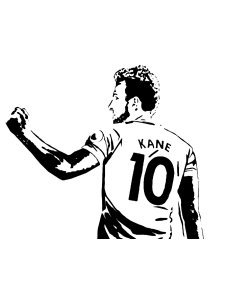 Harry Kane Stencil 4