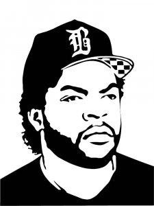 Ice Cube Stencil 6