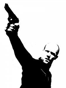 Jason Statham Stencil 2