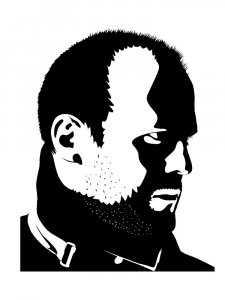 Jason Statham Stencil 4