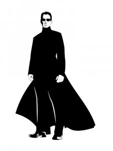 Keanu Reeves Stencil 11