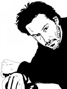 Keanu Reeves Stencil 12