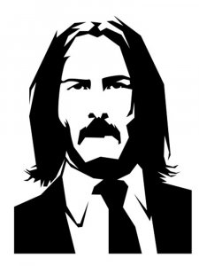 Keanu Reeves Stencil 2