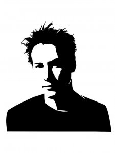 Keanu Reeves Stencil 3