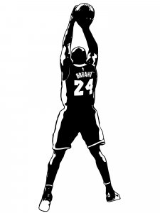 Kobe Bryant Stencil 3