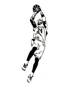 Kobe Bryant Stencil 5