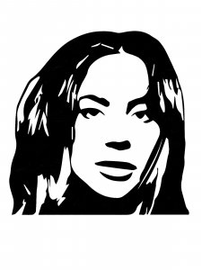 Lady Gaga Stencil 1