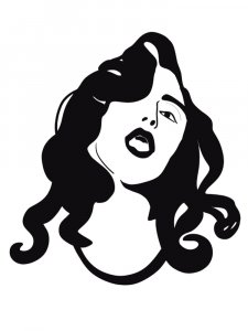 Lady Gaga Stencil 4