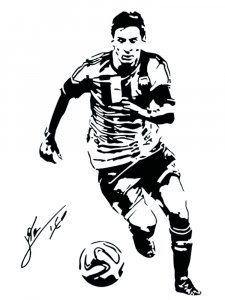 Lionel Messi Stencil 16
