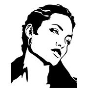 Трафареты Анджелина Джоли