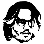 Johnny Depp Stencils
