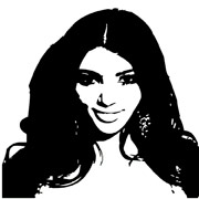 Kim Kardashian Stencils