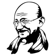 Mahatma Gandhi Stencils